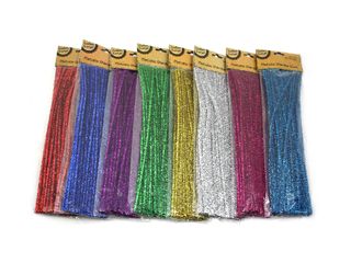 Metallic Chenille Stems 6mm Pk 400 (8Cols) KK